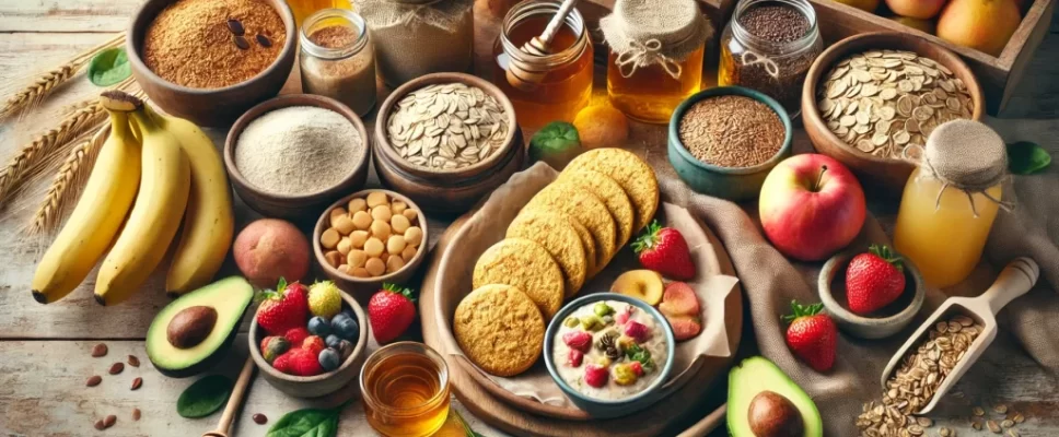 Los carbohidratos en la dieta se presentan principalmente como azúcares, almidones y fibra dietética.