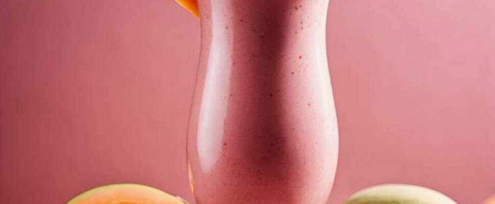 smoothie-melon-frambuesas, fresas