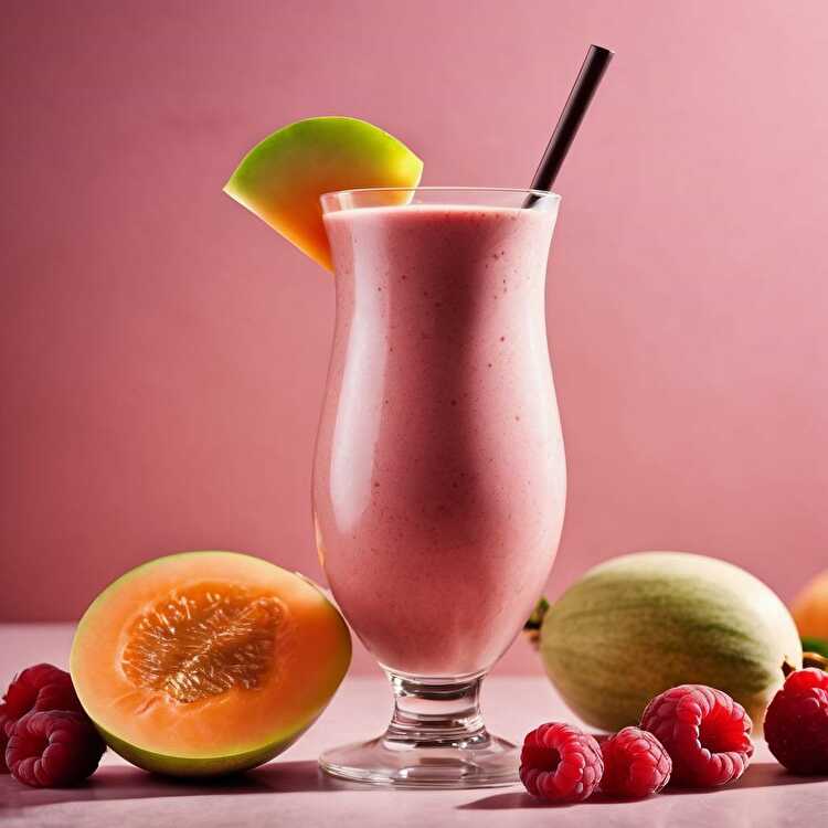 smoothie-melon-frambuesas, fresas